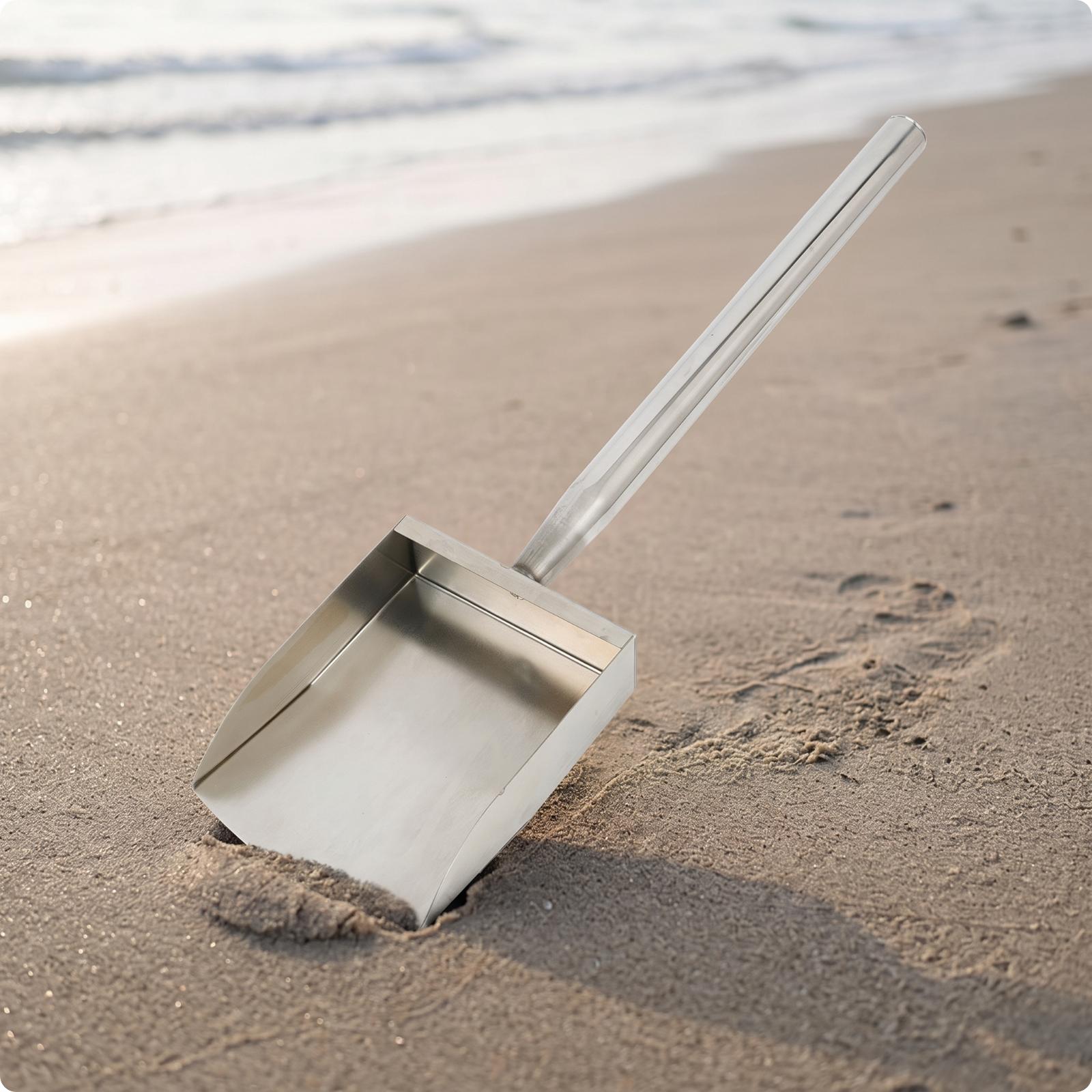 Treasure Hunting Shovel Digging Tool - 스테인리스 스틸 해변 모래 체 삽,