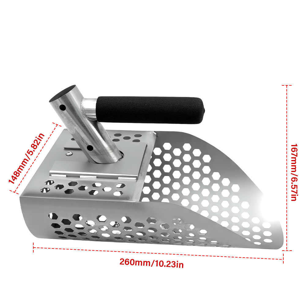 Treasure Hunting Shovel Digging Tool - 휴대용 스테인레스 스틸 모래삽 금속 탐지