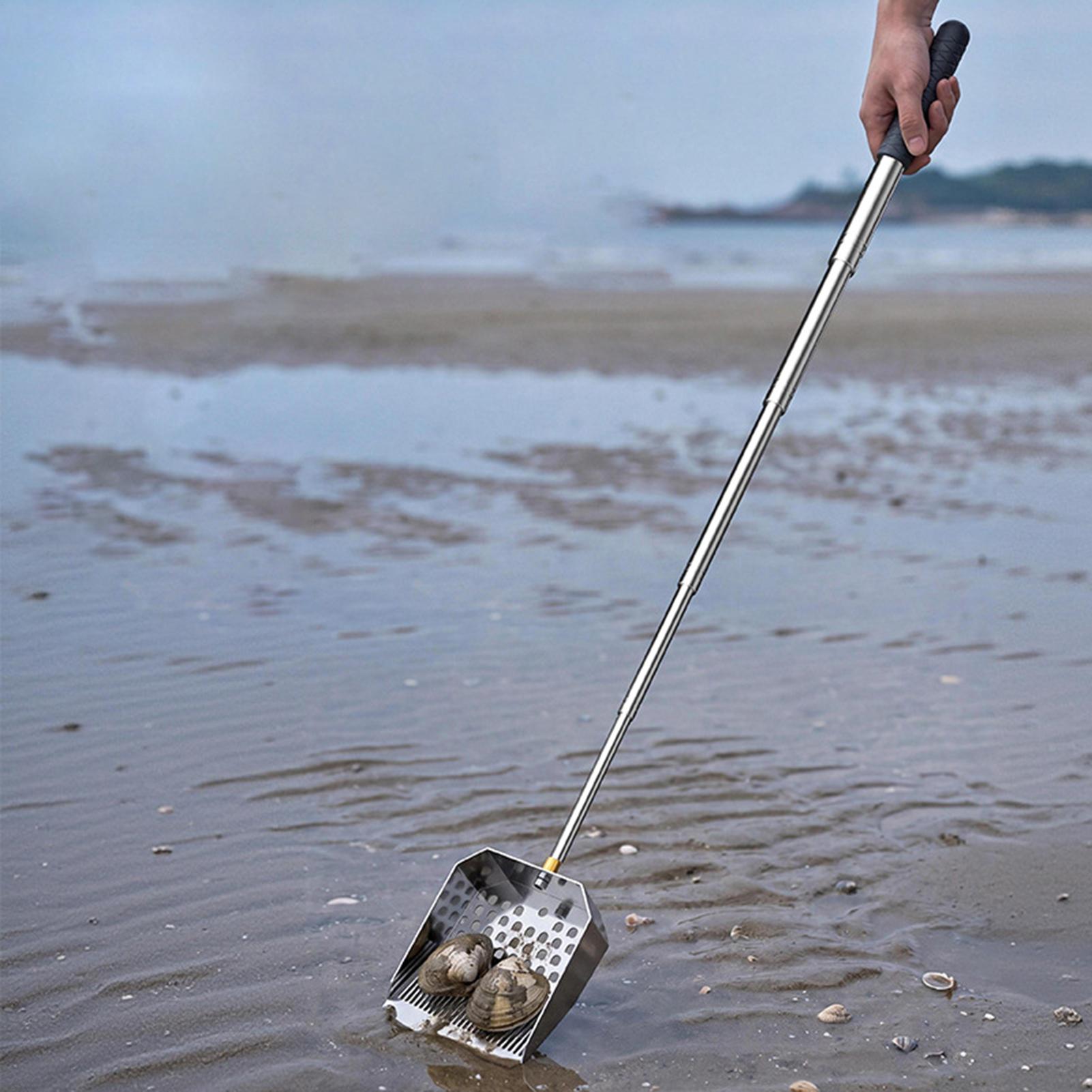 Sand Scoop Stainless Steel Beach Digging - 스테인리스 모래 체망 삽, 모래 파는